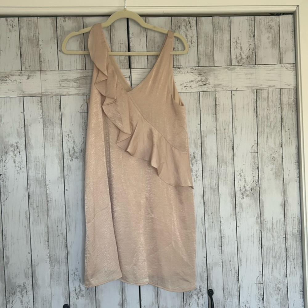 Women’s Champagne Shoulder detail dress